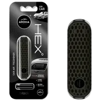 Ароматизатор для авто Aroma Car HEX Black/ на решетке вентиляции