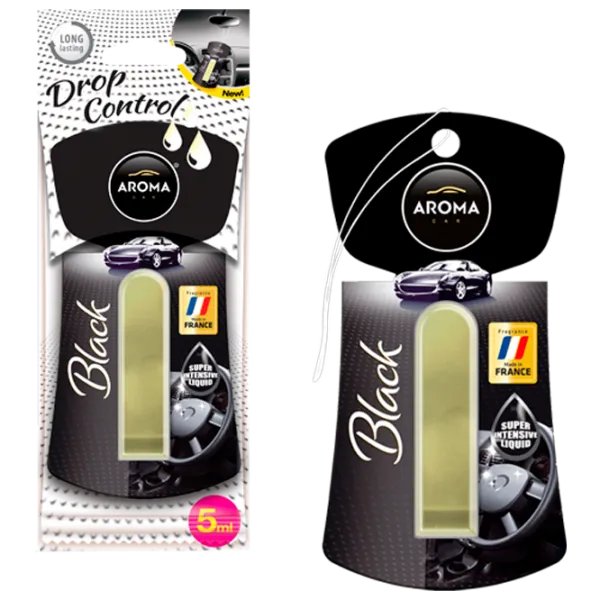 Ароматизатор для авто Aroma Car Drop Control Black/ 5 мл/ на зеркале photo 1