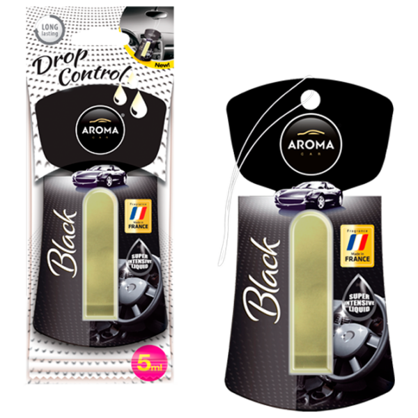 Ароматизатор для авто Aroma Car Drop Control Black/ 5 мл/ на зеркале photo 1