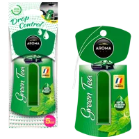 Aromatizator auto Aroma Car Drop Control Green tea/ 5 ml/ pe oglindă