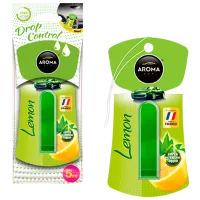Ароматизатор для авто Aroma Car Drop Control Лимон/ 5 мл/ на зеркале