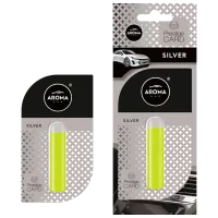 Ароматизатор для авто Aroma Car Prestige Drop Control Silver/ 5 мл/ на зеркале