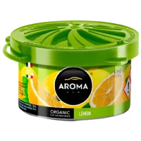 Aromatizator auto Aroma Car Organic Lemon/ în suportul pentru pahare, sub scaun