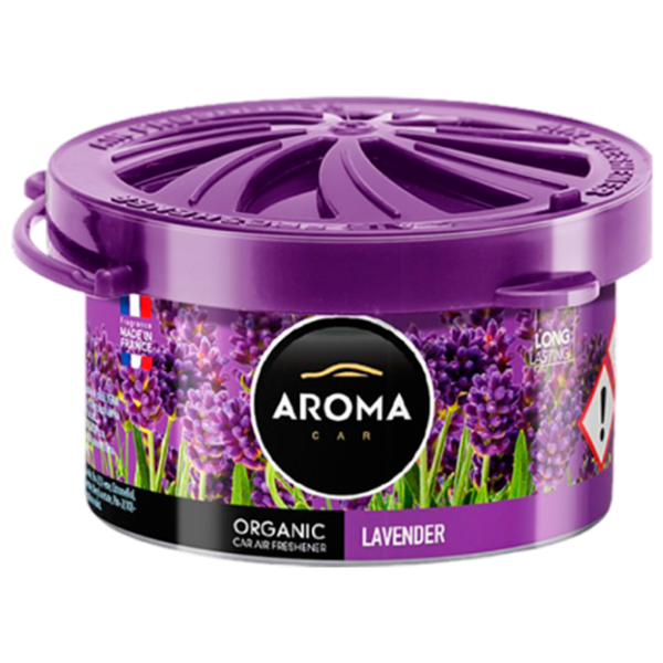 Aromatizator auto Aroma Car Organic Lavender/ în suportul pentru pahare, sub scaun photo 1
