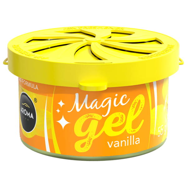 Aromatizator auto Aroma Car Magic gel Vanilla/ în suportul pentru pahare, sub scaun photo 1 Aromatizator auto Aroma Car Magic gel Vanilla/ în suportul pentru pahare, sub scaun photo 1