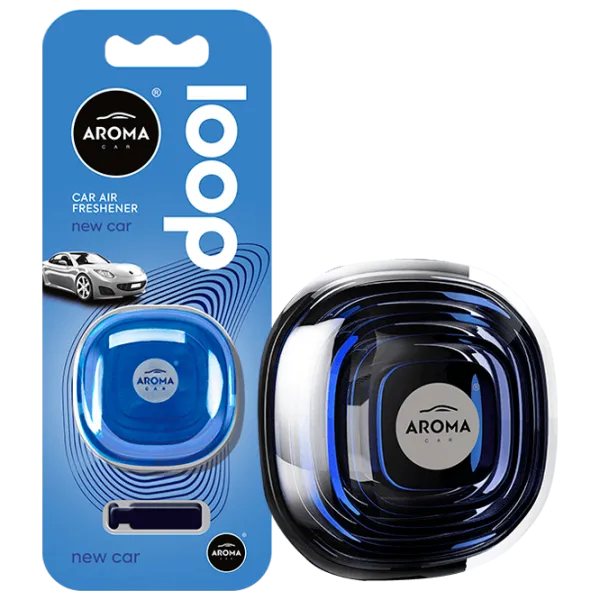 Aromatizator auto Aroma Car Loop New Car/ pe grila de ventilare photo 1