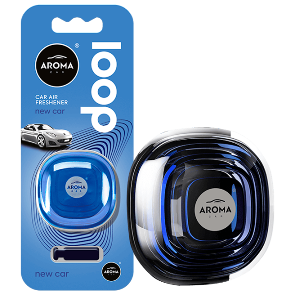 Aromatizator auto Aroma Car Loop New Car/ pe grila de ventilare photo 1