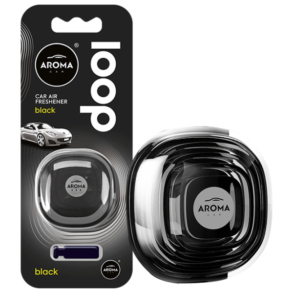 Ароматизатор для авто Aroma Car Loop Black/ на решетке вентиляции photo 1