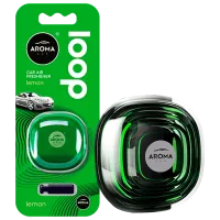 Aromatizator auto Aroma Car Loop Lemon/ pe grila de ventilare