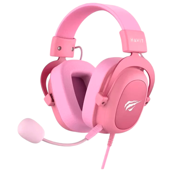 Căști Havit H2002D Matte Pink Cu fir/ Gaming photo 1