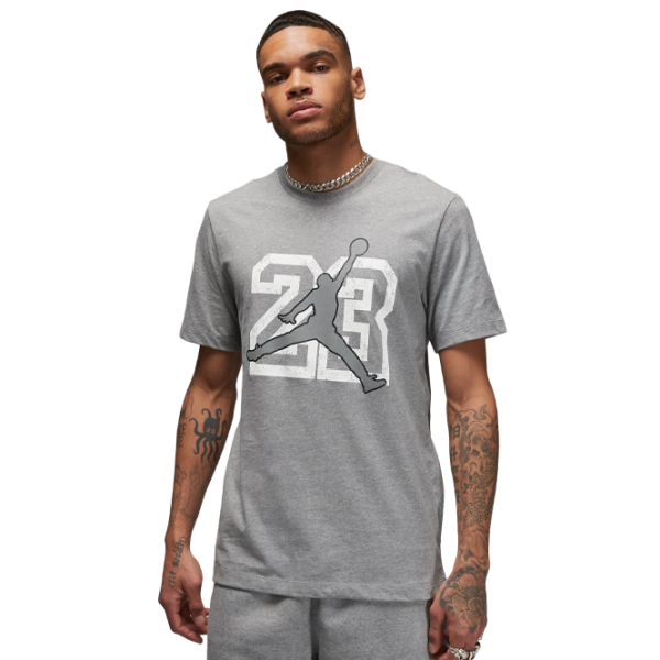 Tricou pentru bărbați Jordan Flt Ess Jm Ss Crew 100% bumbac/ Gray photo 1 Tricou pentru bărbați Jordan Flt Ess Jm Ss Crew 100% bumbac/ Gray photo 1
