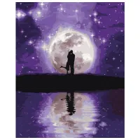 Pictură pe numere BrushMe Îmbrățișări fermecate BS52861FC 50 x 40 cm/ Verticală