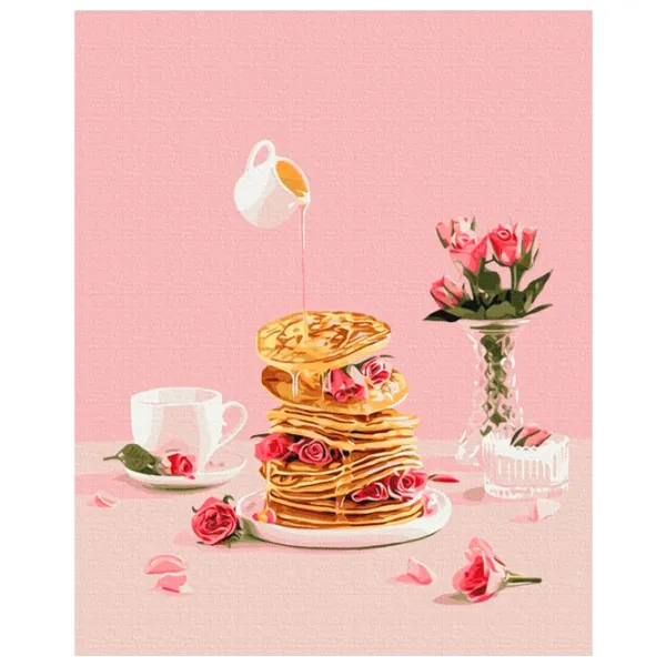 Pictură pe numere BrushMe Deliciu cu miere BS53597FC 50 x 40 cm/ Verticală photo 1