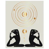 Картина по номерам BrushMe Искусство гармонии №3 BS53678FC 50 x 40 см/ Вертикальная