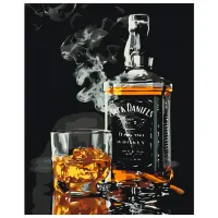 Картина по номерам BrushMe Набор настоящего мужчины BS5001FC 50 x 40 см/ Вертикальная