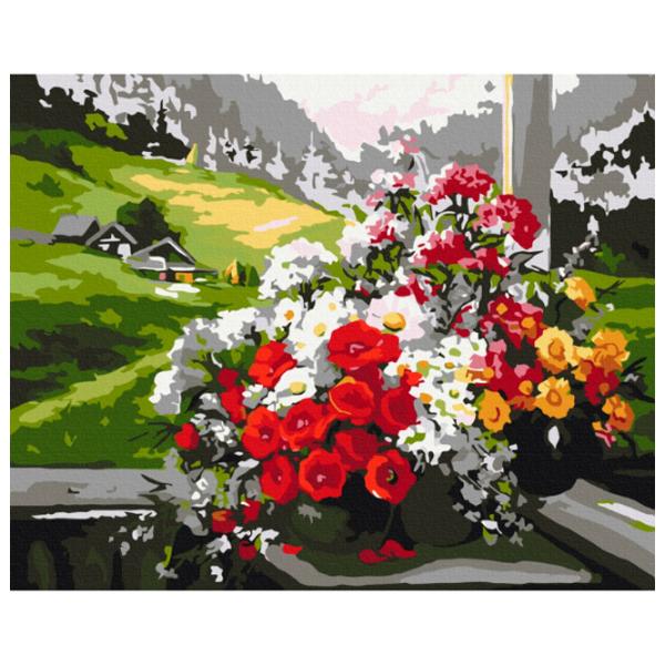 Картина по номерам BrushMe Букеты на окне BS9500FC 50 x 40 см/ Горизонтальная photo 1 Картина по номерам BrushMe Букеты на окне BS9500FC 50 x 40 см/ Горизонтальная photo 1