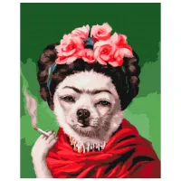 Картина по номерам BrushMe Фрида BS53619 50 x 40 см/ Вертикальная