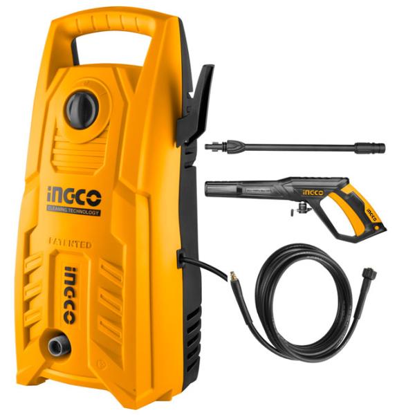 Maşină de curăţat cu presiune INGCO HPWR14008 1400 W/ Yellow photo 1 Maşină de curăţat cu presiune INGCO HPWR14008 1400 W/ Yellow photo 1