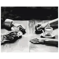 Картина по номерам BrushMe Язык тела 7 BS53858 50 x 40 см/ Горизонтальная