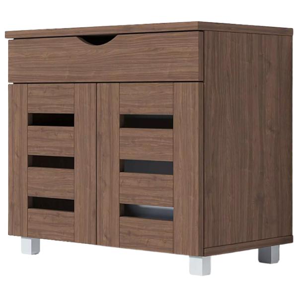 Dulap pentru încălțăminte Fabrik Home Modul №12 55 x 60 x 35.5/ Nuc pietros/ Nuc pietros photo 1