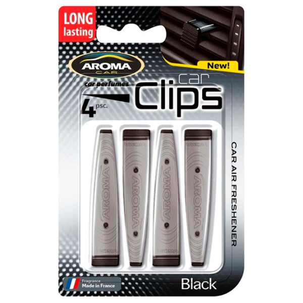Aromatizator auto Aroma Car Clips Black/ pe grila de ventilare photo 1