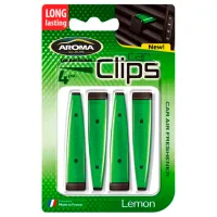 Aromatizator auto Aroma Car Clips Lemon/ pe grila de ventilare