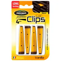 Aromatizator auto Aroma Car Clips Vanilla/ pe grila de ventilare