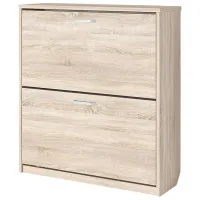 Обувной шкаф Fabrik Home 2 двери 800 88см x 80см x 26см/ Дуб сонома/ Дуб Сонома