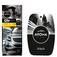Aromatizator auto Aroma Car City Black/ pe oglindă