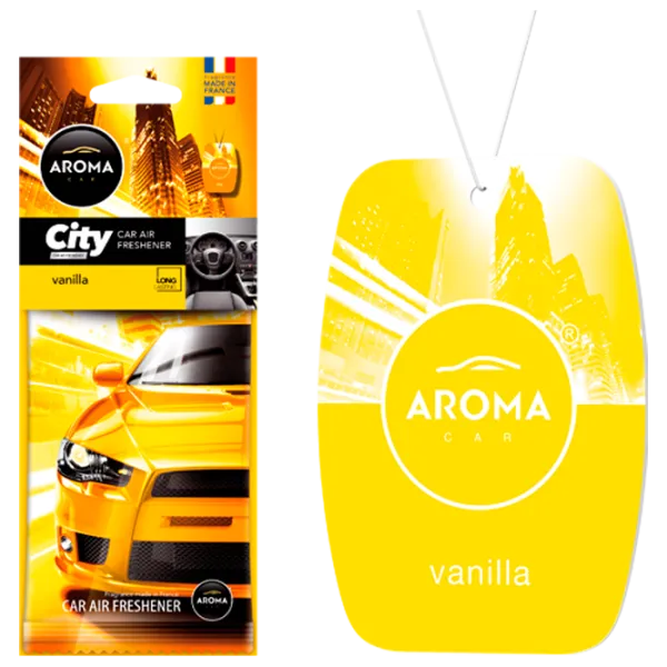 Aromatizator auto Aroma Car City Vanilla/ pe oglindă photo 1