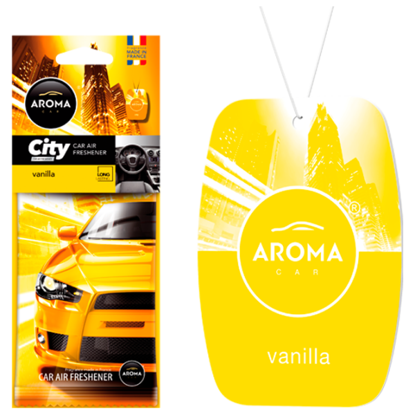 Aromatizator auto Aroma Car City Vanilla/ pe oglindă photo 1