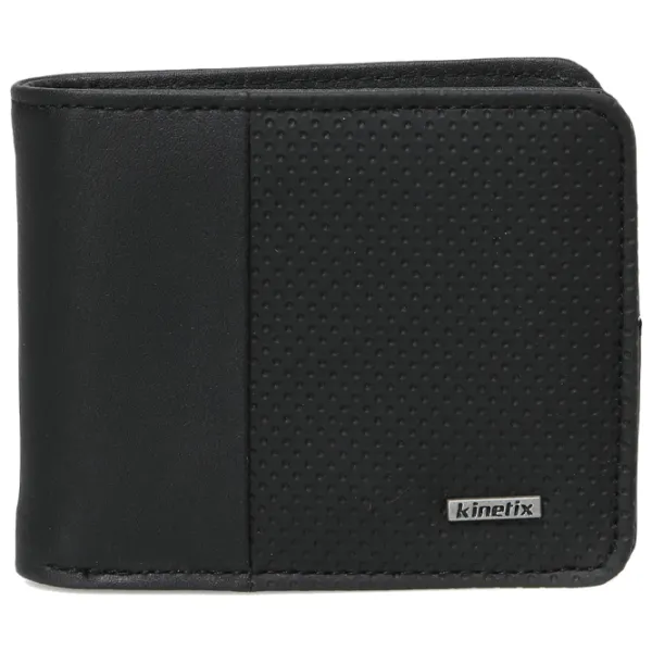 Portmoneu pentru bărbați Kinetix 2W Dot PU 2PR Piele artificială/ Black photo 1