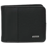 Кошелек для мужчин Kinetix 2W Dot PU 2PR Искусственная кожа/ Черный