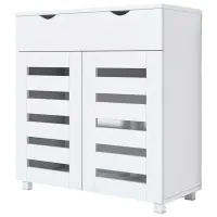 Dulap pentru încălțăminte Fabrik Home Modul №11 80 x 85 x 35.5/ Frasin alb/ Frasin alb