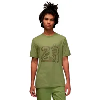 Tricou pentru bărbați Jordan Flt Ess Jm Ss Crew 100% bumbac/ Darkolivegreen