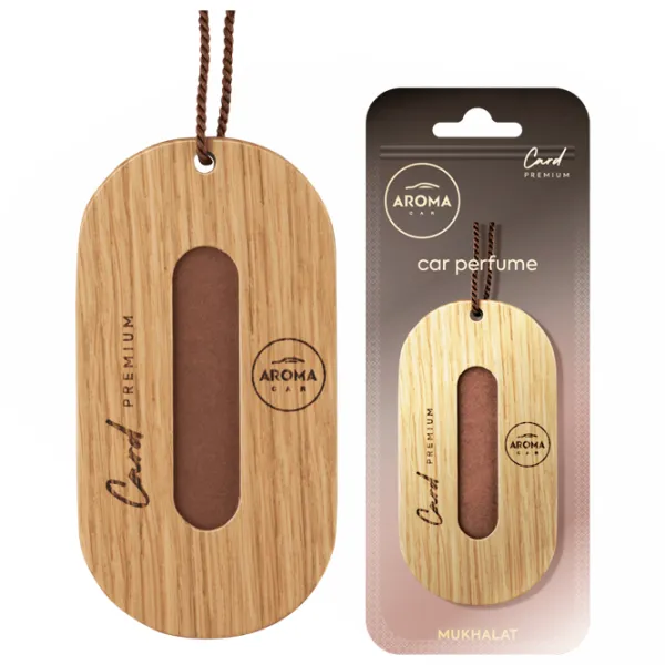 Aromatizator auto Aroma Car Premium Wood Mukhalat/ pe oglindă photo 1