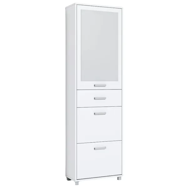 Dulap pentru încălțăminte Fabrik Home Modul №4 200 x 60 x 28.5/ Frasin alb/ Frasin alb photo 1