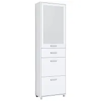 Обувной шкаф Fabrik Home Модуль №4 200см x 60см x 28.5см/ Белый ясень/ Белый ясень