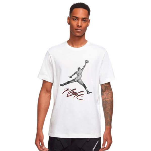 Tricou pentru bărbați Jordan Ess Jumpman Ss Crew 100% bumbac/ White photo 1