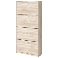 Dulap pentru încălțăminte Fabrik Home 4 uși 800 168 x 80 x 26/ Stejar sonoma/ Stejar sonoma