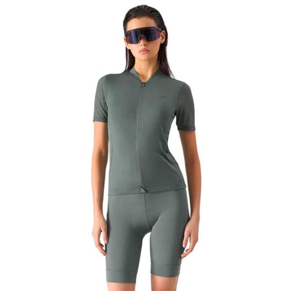 Tricou pentru femei 4F 4FSS24TFTSF490-46S 88% Poliester/ Olive Green photo 1