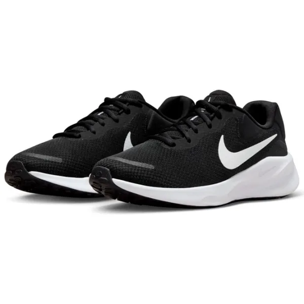 Кроссовки для мужчин Nike Revolution 7 42/ Black White photo 1