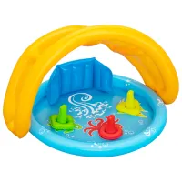 Бассейн Bestway 52568BW 45 л/ Надувной/ Синий