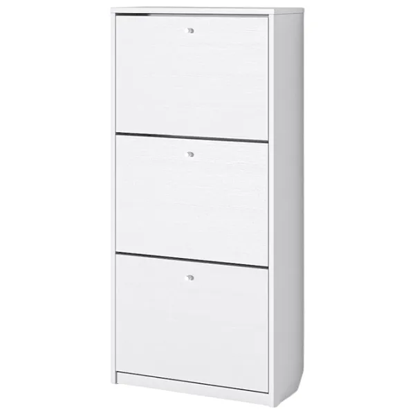 Обувной шкаф Fabrik Home 3 дверцы 600 128 см x 60см x 26см/ Белый ясень/ Белый ясень photo 1 Обувной шкаф Fabrik Home 3 дверцы 600 128 см x 60см x 26см/ Белый ясень/ Белый ясень photo 1