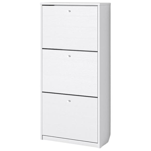Обувной шкаф Fabrik Home 3 дверцы 600 128 см x 60см x 26см/ Белый ясень/ Белый ясень photo 1 Обувной шкаф Fabrik Home 3 дверцы 600 128 см x 60см x 26см/ Белый ясень/ Белый ясень photo 1