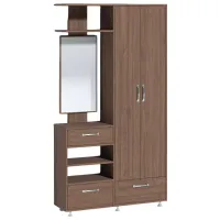 Комплект для прихожей Fabrik Home Marvin левый ЛДСП/ Орех каменный