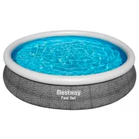 Бассейн Bestway 57445BW 5377 л/ Надувной/ Серый