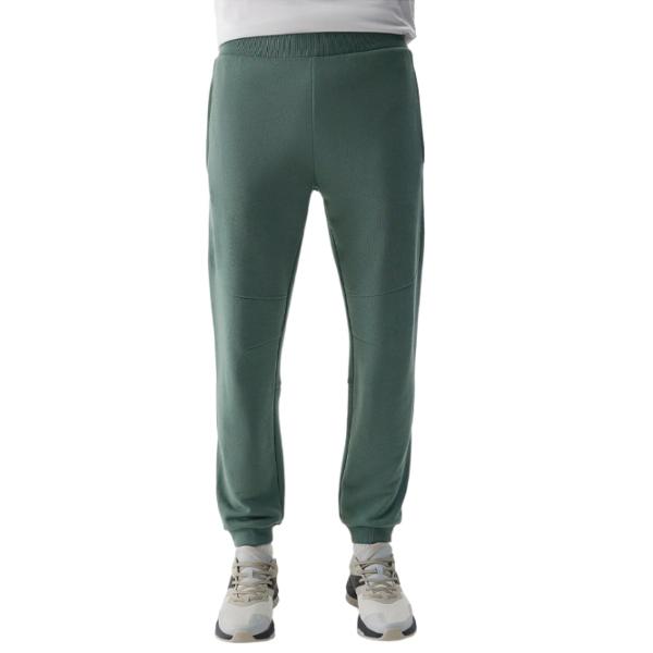 Pantaloni sportivi pentru bărbați 4F 4FWSS24TTROM645-43S L/ Khaki photo 1