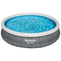 Бассейн Bestway 57443BW 5377 л/ Надувной/ Серый