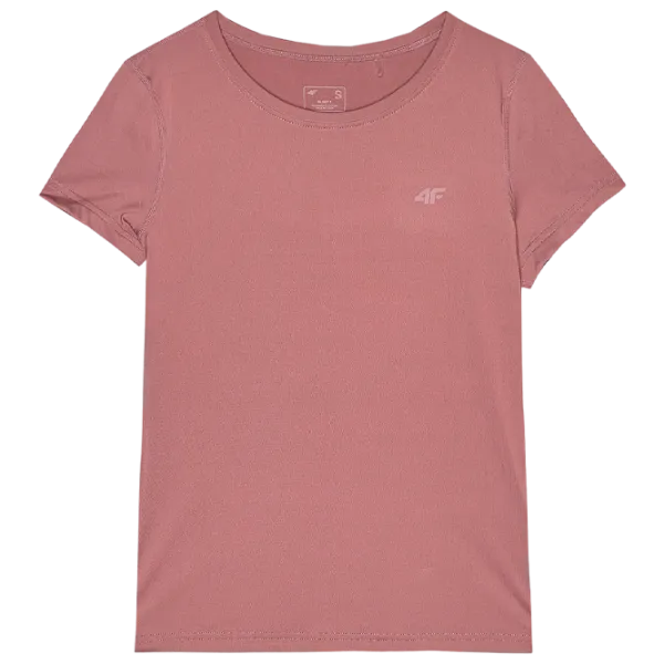 Tricou pentru femei 4F 4FWSS24TFTSF604-56S 90% poliester, 10% elastan/ Pink photo 1